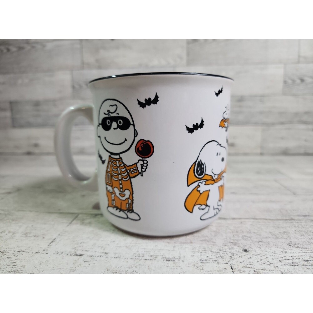 Peanuts Snoopy Happy Halloween Coffee Cup Characters Halloween Wide XL Mug 21oz